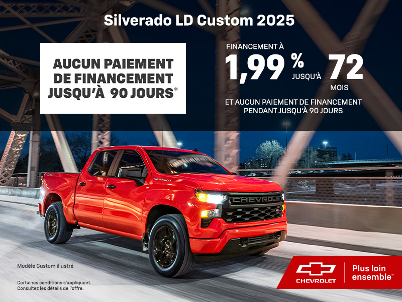 Le Chevrolet Silverado 2025