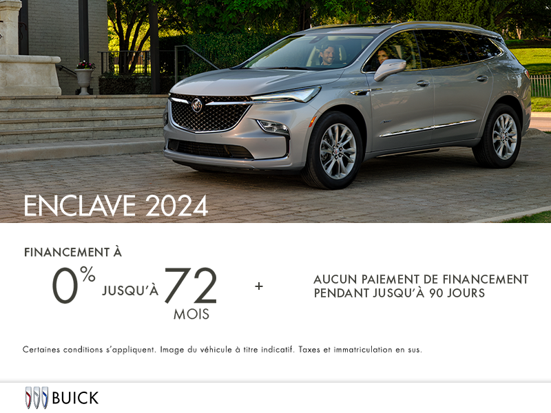 Procurez-vous le Buick Enclave 2024