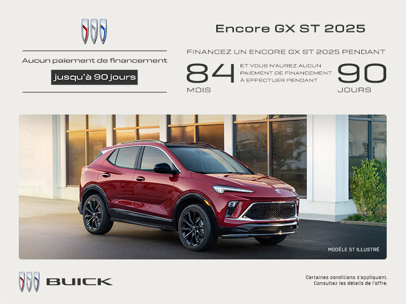 Procurez-vous le Buick Encore GX 2025