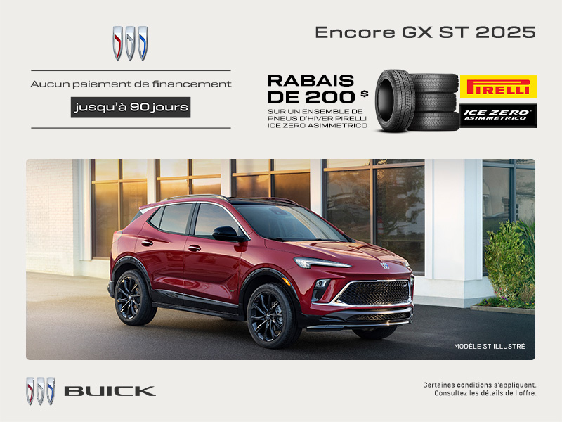 Procurez-vous le Buick Encore GX 2025