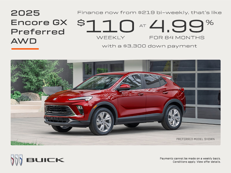 Get the 2025 Buick Encore GX