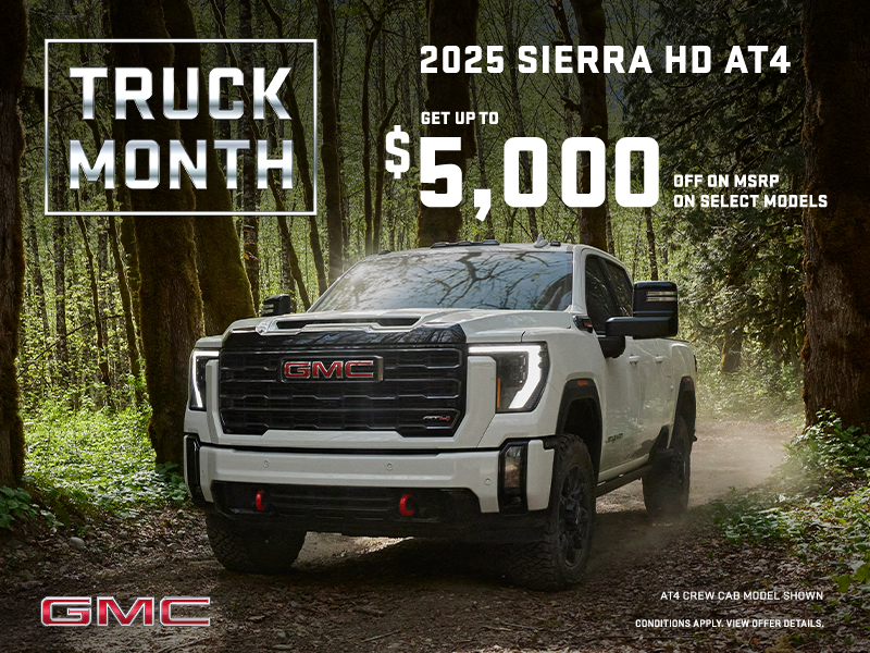 The 2025 GMC Sierra HD AT4