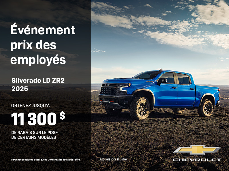 Le Chevrolet Silverado LD ZR2