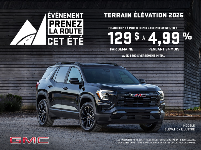 Le GMC Terrain Elevation 2026