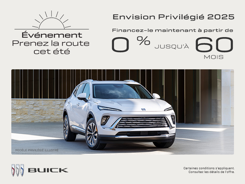 Procurez-vous le Buick Envision 2024