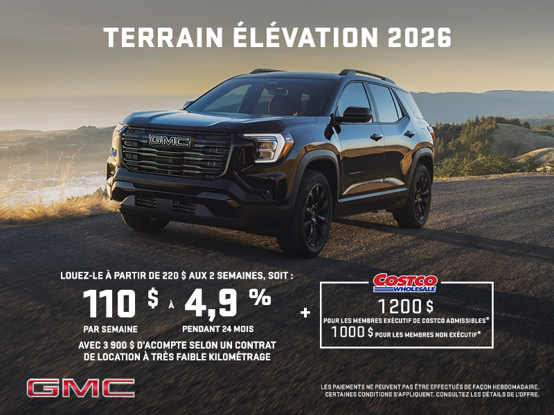 Le GMC Terrain Elevation 2026