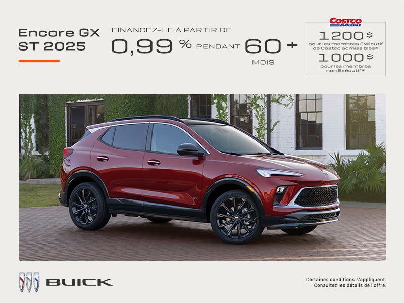 Procurez-vous le Buick Encore GX 2025