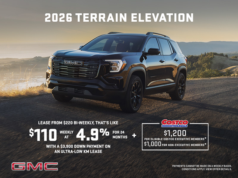 The 2026 GMC Terrain Elevation