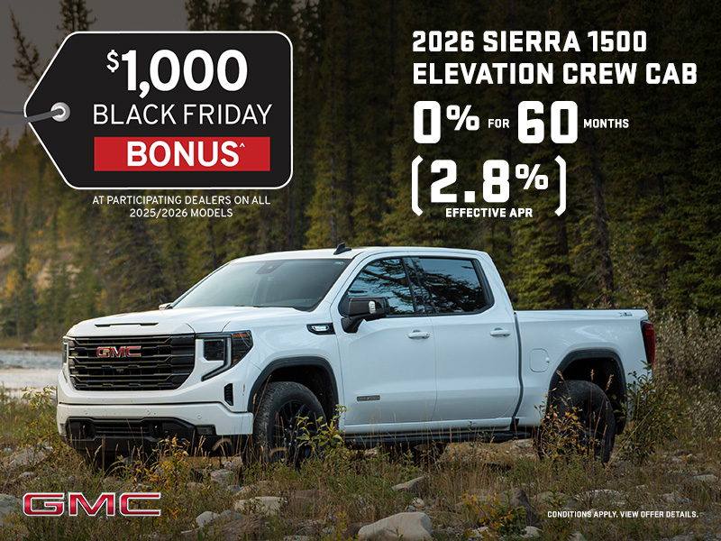 The 2026 GMC Sierra 1500 Elevation Crew Cab