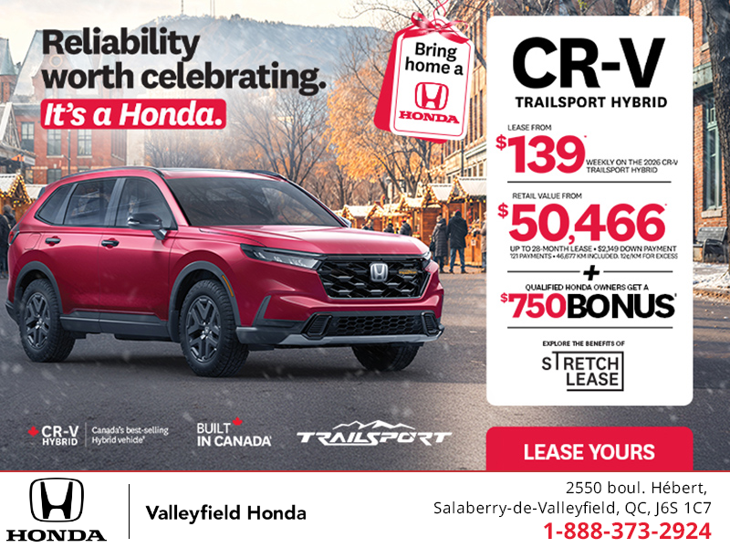 Get the 2026 Honda CR-V Hybrid!