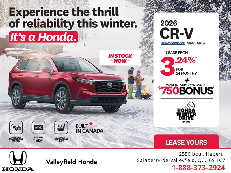 Get the 2026 Honda CR-V! 