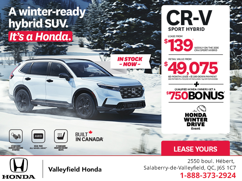 Get the 2026 Honda CR-V Hybrid!