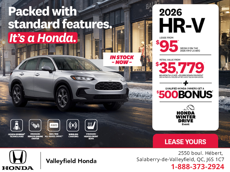 Get the 2026 Honda HR-V! 