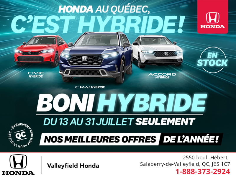 L'événement mensuel Honda !