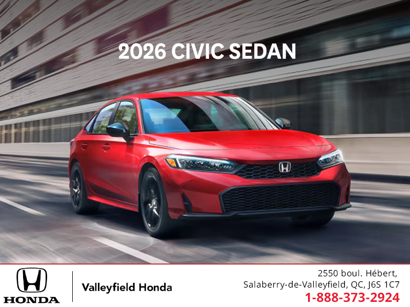 Get the 2026 Honda Civic! 