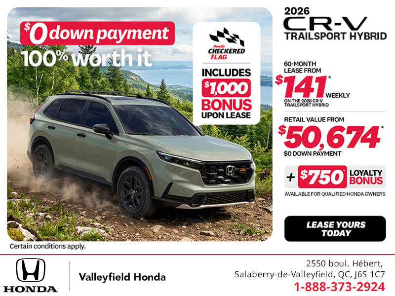 Get the 2026 Honda CR-V Hybrid!