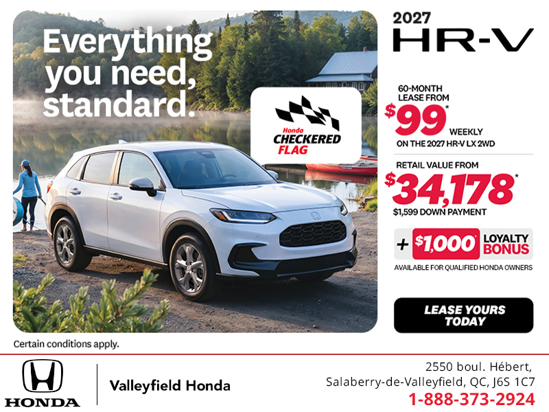 Get the 2027 Honda HR-V! 