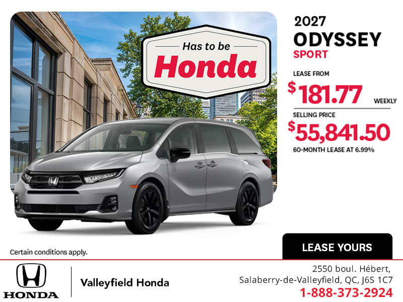 2027 Honda Odyssey