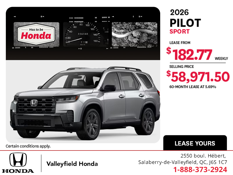 2026 Honda Pilot
