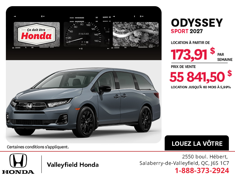 Honda Odyssey 2027