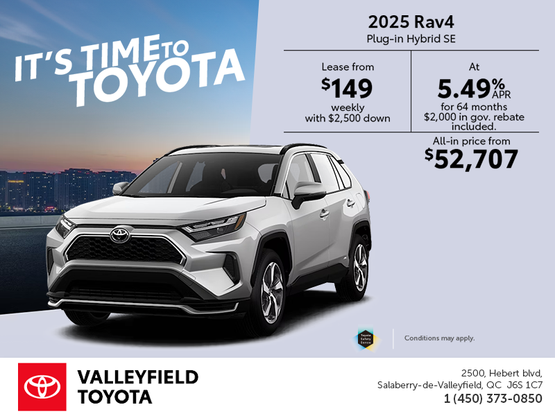 2025 Toyota RAV4 Plug-In Hybrid