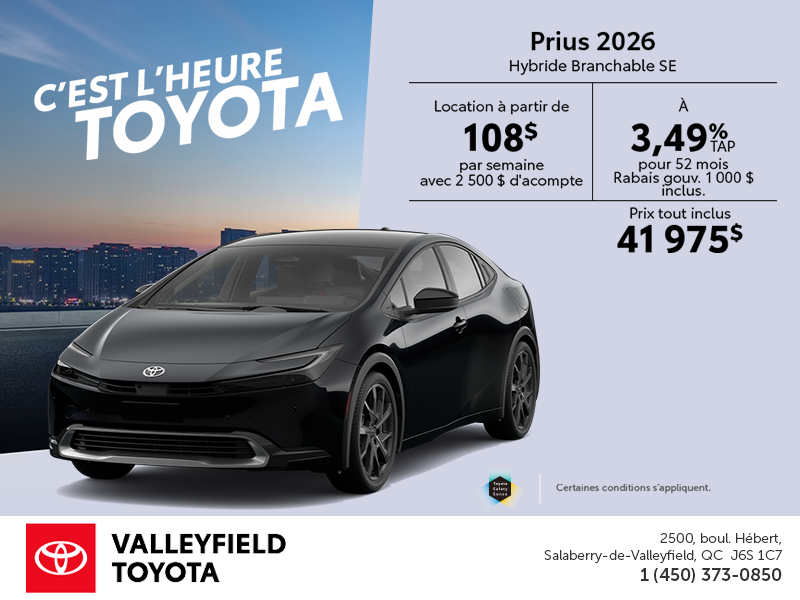 Toyota Prius Plug-In Hybrid 2026