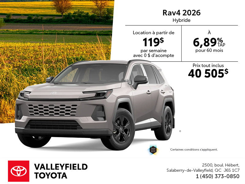 Toyota RAV4 Hybride 2026