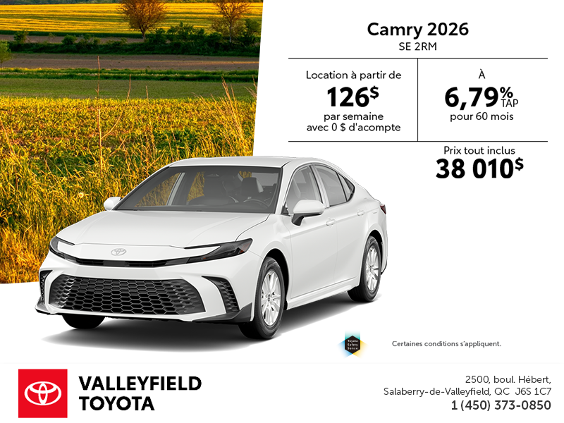Toyota Camry Hybride SE 2RM 2026