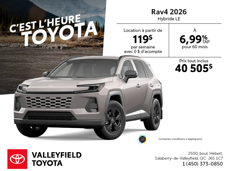 Toyota RAV4 Hybride 2026