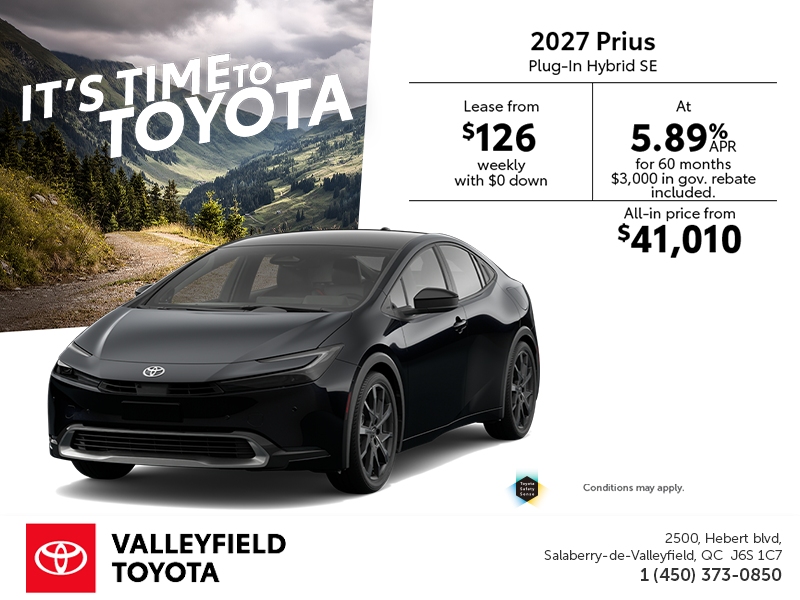 2027 Toyota Prius Plug-In Hybrid