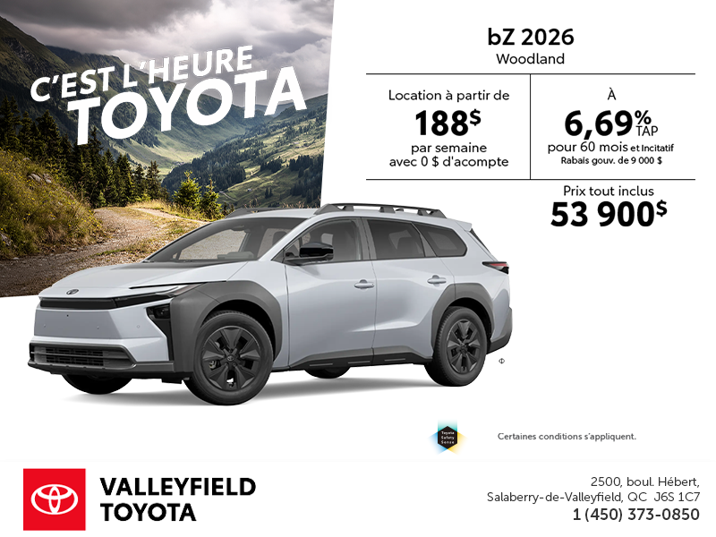 Toyota bZ Woodland 2026