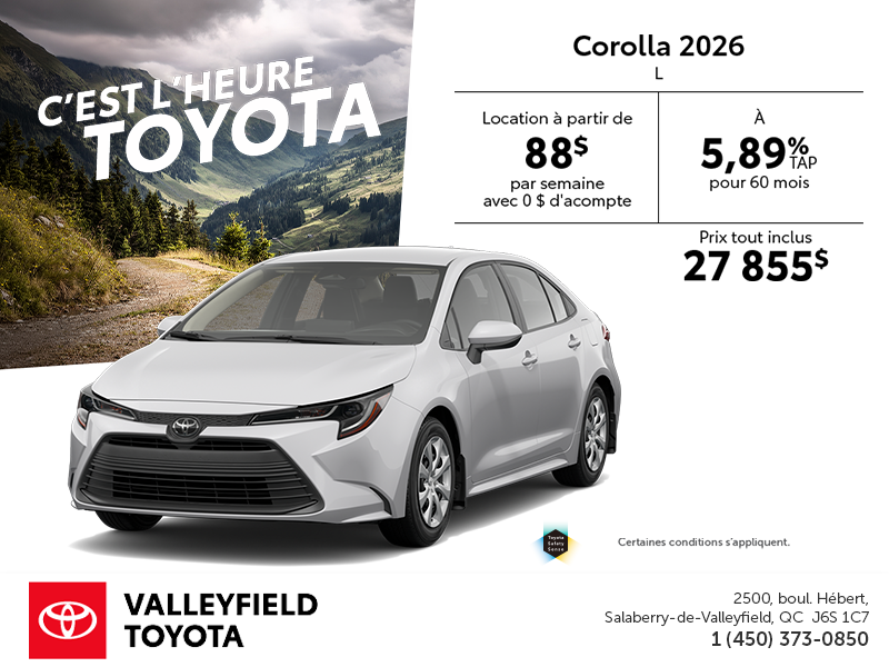 Toyota Corolla 2026