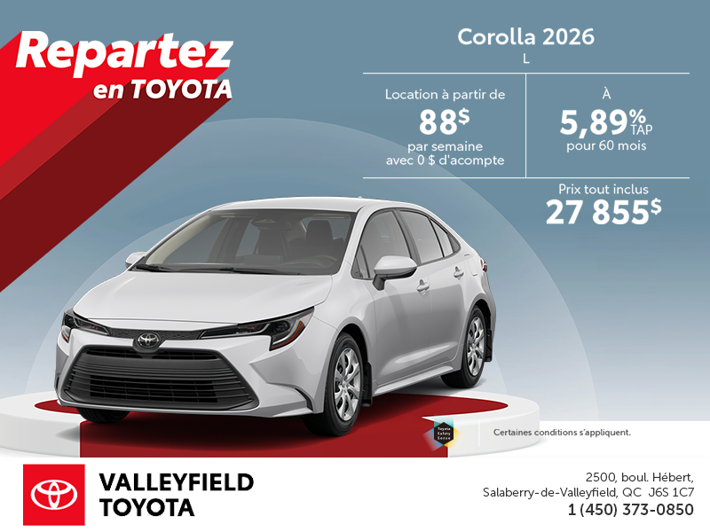 Toyota Corolla 2026