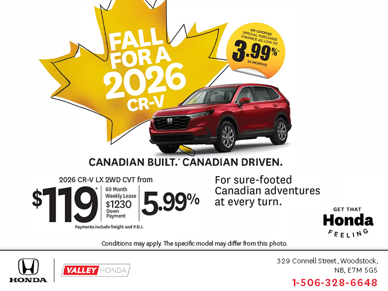 Get the 2026 Honda CR-V!