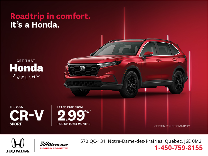 Get the 2025 Honda CR-V!