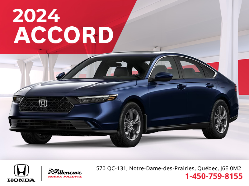 Get the 2024 Honda Accord!