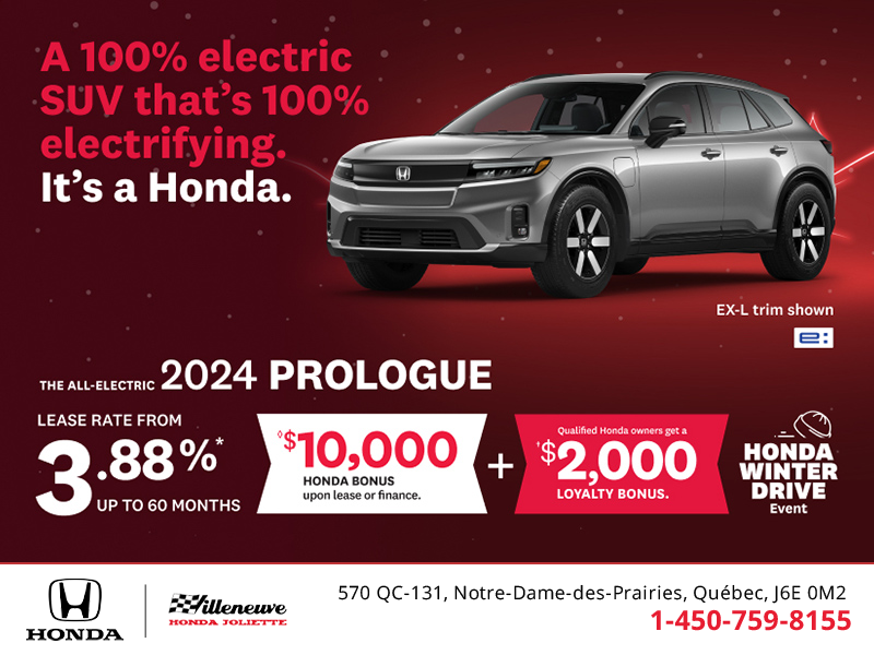 Get the 2024 Honda Prologue! 