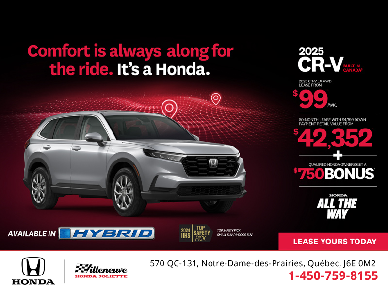 Get the 2025 Honda CR-V!