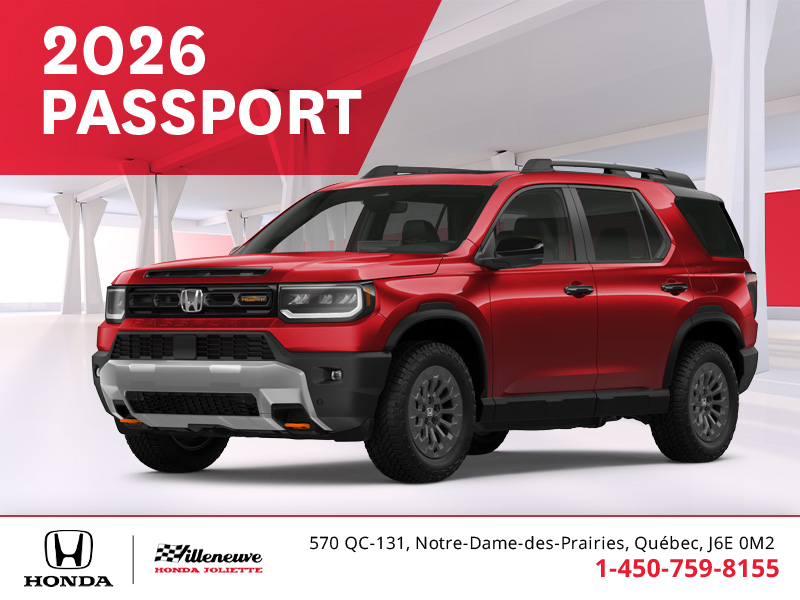 Get the 2026 Honda Passport!