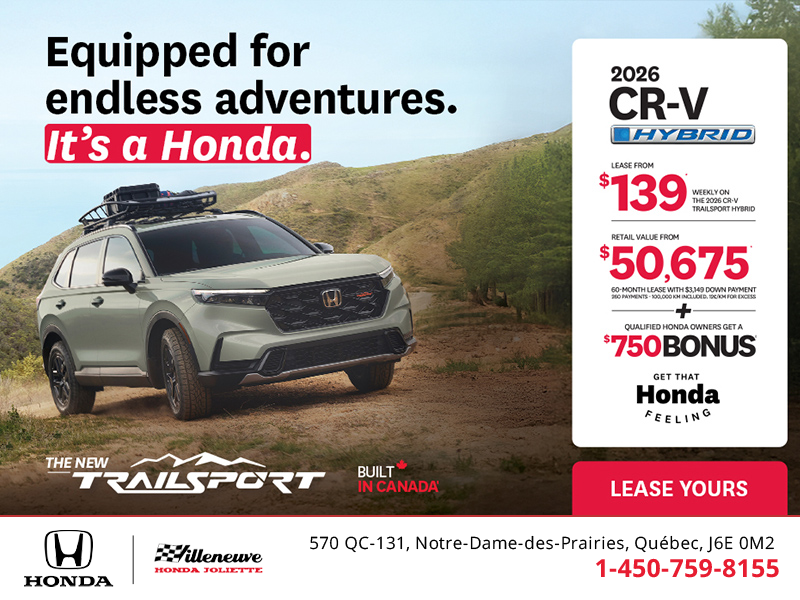 Get the 2026 Honda CR-V Hybrid!