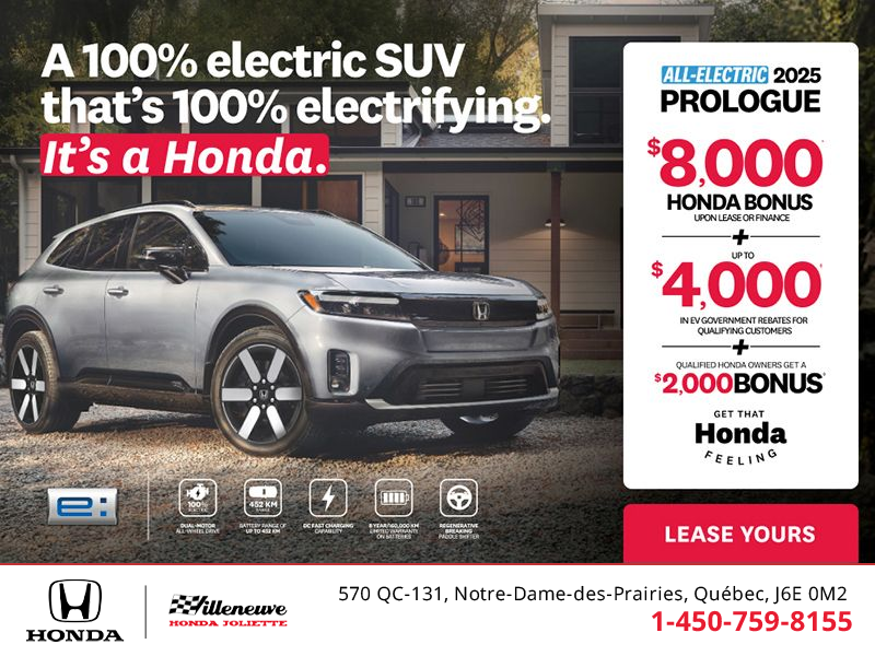 Get the 2025 Honda Prologue!