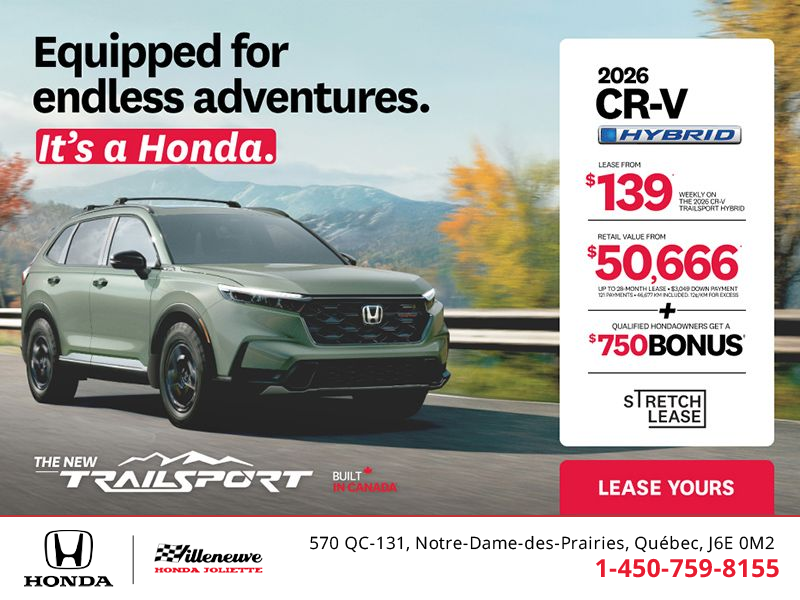 Get the 2026 Honda CR-V Hybrid!