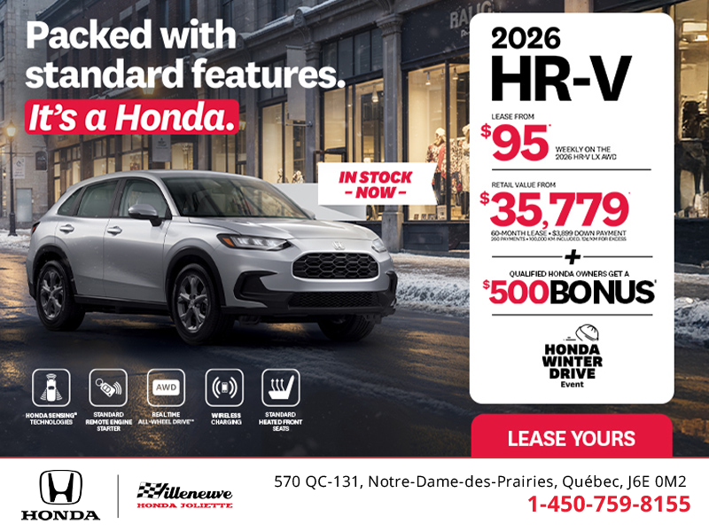 Get the 2026 Honda HR-V! 