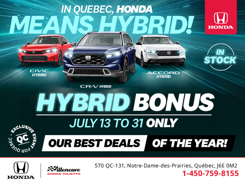 Honda Monthly Event!