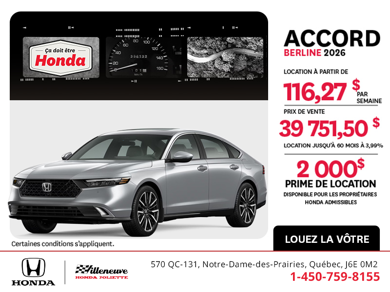 Honda Accord 2026