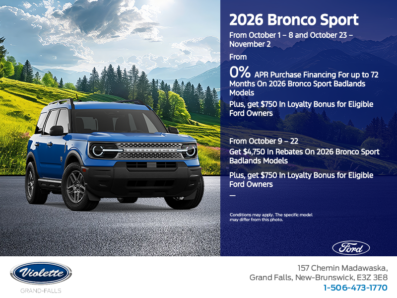 2026 Ford Bronco Sport