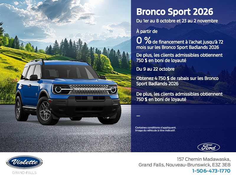 Ford Bronco Sport  2026