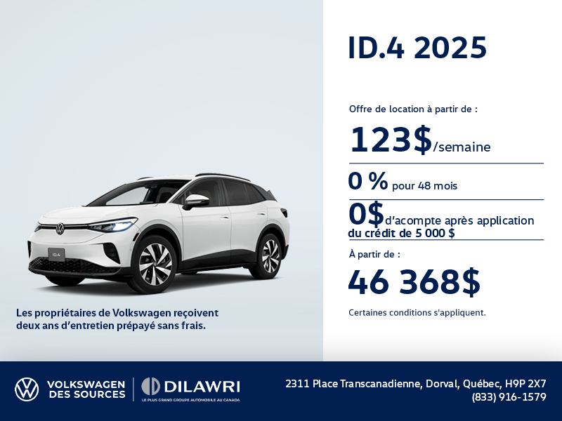 Procurez-vous la ID.4 2025