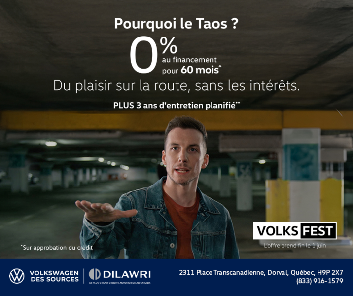 Procurez-vous le Volkswagen Taos 2026