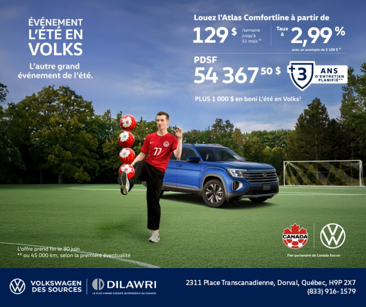 Procurez-vous le Volkswagen Atlas 2026